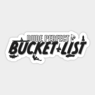 The Bucket List Tee Sticker